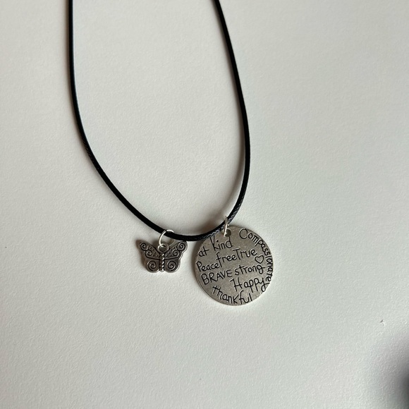 Positive words necklace 🩵 - Picture 2 of 5